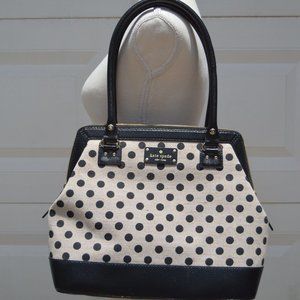 Kate Spade black/white polka dot purse…